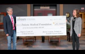 Jordahl Homes Contributes to Critical Services Fund